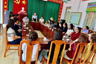 TRƯỜNG MẦM NON XUÂN TIẾN TỔ CHỨC HỌP PHỤ HUYNH ĐẦU NĂM HỌC 2025-2026