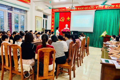 Tập huấn chuyên môn cho đội ngũ CB-GV-NV nhà trường